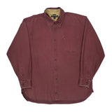 Tommy Hilfiger Shirt - XL Burgundy Cotton