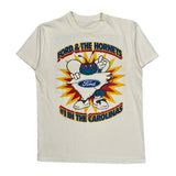 Ford & The Hornets Fordham Graphic T-Shirt - Medium White Cotton