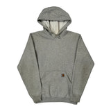 Carhartt Hoodie - Small Gray Cotton Blend