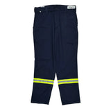 Reflective Stripes Carhartt Pants - 36W 34L Navy Cotton