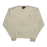 Polo By Ralph Lauren Sweater - 2XL Cream Cotton
