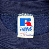 Made In USA Russell Athletic College Sweatshirt - XL Navy Cotton