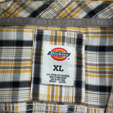 Dickies Checked Short Sleeve Shirt - XL Multicoloured Cotton Blend