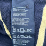 Tommy Hilfiger Striped Polo Shirt - XL Navy Cotton