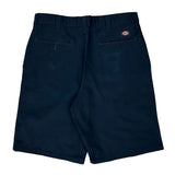 Dickies Chino Shorts - 34W 10L Navy Polyester Blend