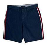 Tommy Hilfiger Chino Shorts - 32W 9L Navy Cotton Blend
