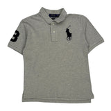 Age 8-9 Polo By Ralph Lauren Polo Shirt - Medium Gray Cotton