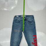 Playboy Slim Pacsun Hip Hop Jeans - 28W 30L Blue Denim