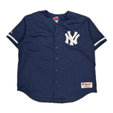 New York Yankees Majestic Mlb Jersey - 2XL Navy Polyester