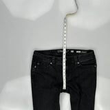 Size 32 Miss Me Boot Cut Jeans - 34W UK 12 Black Cotton Blend