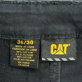 Cat Carpenter Trousers - 34W 30L Black Cotton