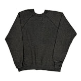 1990'S Blank Made In USA Tultex Sweatshirt - Large Grey Cotton Blend