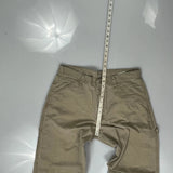 Wrangler Carpenter Trousers - 32W 30L Khaki Cotton