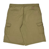 Dickies Cargo Shorts - 38W 12L Khaki Cotton