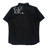 The North Face Graphic Short Sleeve Shirt - Large Black Cotton