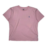 Polo By Ralph Lauren T-Shirt - Large Pink Cotton