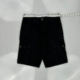Levis Cargo Shorts - 30W 11L Black Cotton
