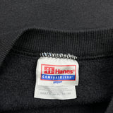 Guitar Print Hanes Graphic Sweatshirt - XL Multicoloured Cotton Blend