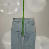 501 Levis Jeans - 32W 30L Light Wash Cotton