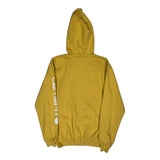 Carhartt Spellout Hoodie - XS Yellow Cotton