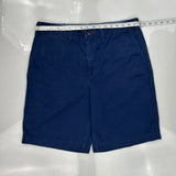Polo By Ralph Lauren Chino Shorts - 36W 10L Blue Cotton