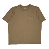 Carhartt T-Shirt - 2XL Brown Cotton