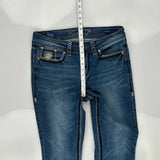Seven Boot Cut Jeans - 32W UK 10 Blue Cotton