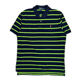 Polo By Ralph Lauren Striped Polo Shirt - XL Green Cotton