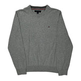 Tommy Hilfiger Jumper - Large Grey Cotton
