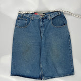Macro Denim Shorts - 34W 11L Blue Denim