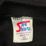 Cats Musical Lee Shirts Graphic Sweatshirt - Large Black Cotton Blend