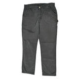 Carhartt Carpenter Trousers - 36W 34L Black Cotton