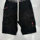 Sonoma Cargo Shorts - 38W 11L Black Cotton