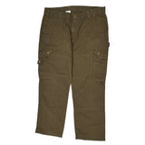 Carhartt Cargo Trousers - 37W 30L Brown Cotton