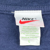 Nike T-Shirt - Large Navy Cotton