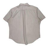 Ralph Lauren Striped Short Sleeve Shirt - 2XL Pink Cotton