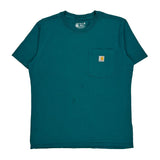 Carhartt T-Shirt - Medium Green Cotton