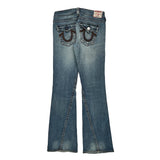 True Religion Boot Cut Jeans - 29W US 4 Blue Cotton