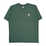 Carhartt T-Shirt - XL Green Cotton