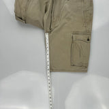Levis Cargo Shorts - 34W 11L Khaki Cotton