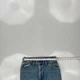 Made In USA Orange Tabs Levis California Straights Jeans - 28W 31L Blue Denim