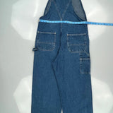 Carhartt Overalls - 34″ Waist Blue Denim