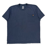 Dickies T-Shirt - 2XL Blue Cotton