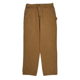Carhartt Carpenter Trousers - 35W 34L Brown Cotton