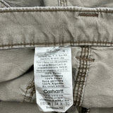 Carhartt Carpenter Trousers - 33W 32L Khaki Cotton