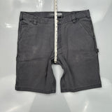 Carhartt Cargo Carpenter Shorts - 38W 11L Grey Cotton