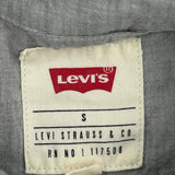 Levis Shirt - Small Grey Cotton