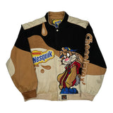 Chocolate Nesquik Jh Designs Graphic Varsity Jacket - 2XL Multicoloured Cotton Blend