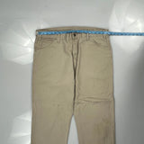 Dickies Trousers - 36W 24L Beige Cotton