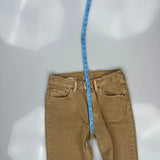 501 Levis Jeans - 30W 30L Beige Cotton